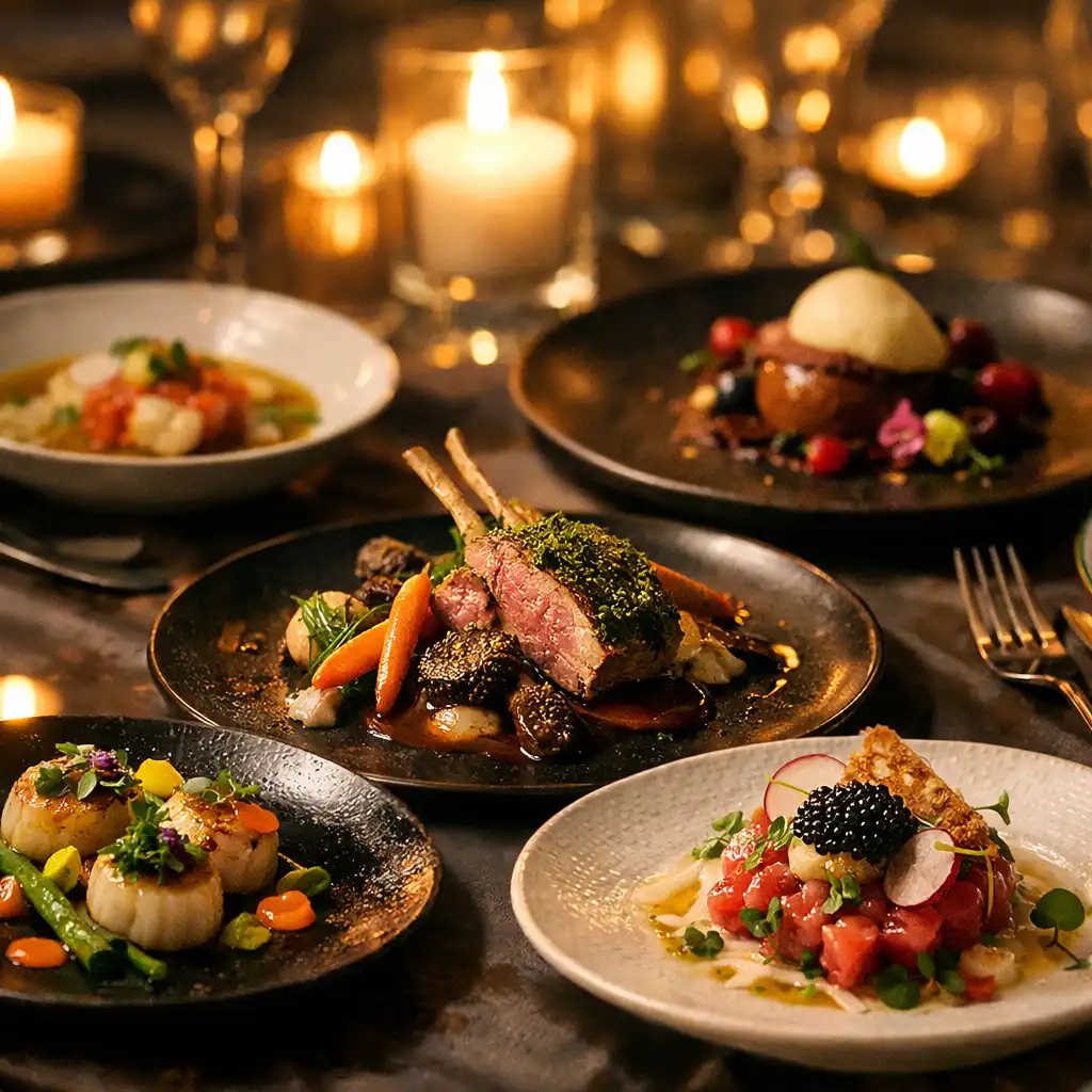 Eleganckie dania fine dining